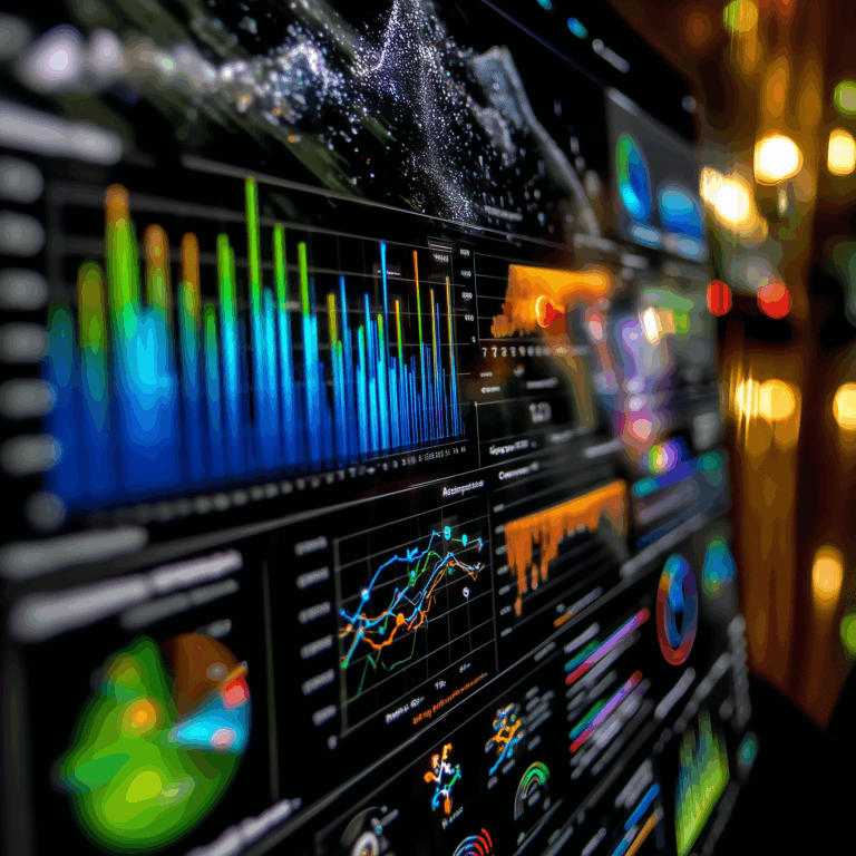 Blurred out analytics dashboard